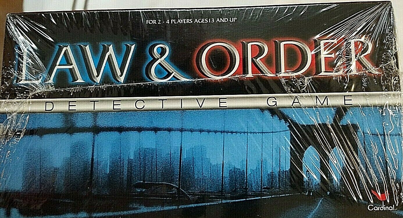 LAW AND ORDER DETECTIVE GAME 2 TO 4 PLAYERS NEW AND SEALED