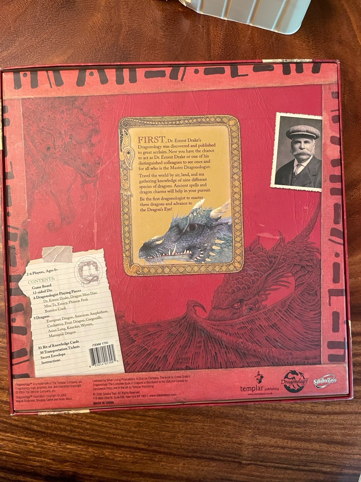 Dragonology Complete Game 2006 Edition by Sababa Toys Board Game