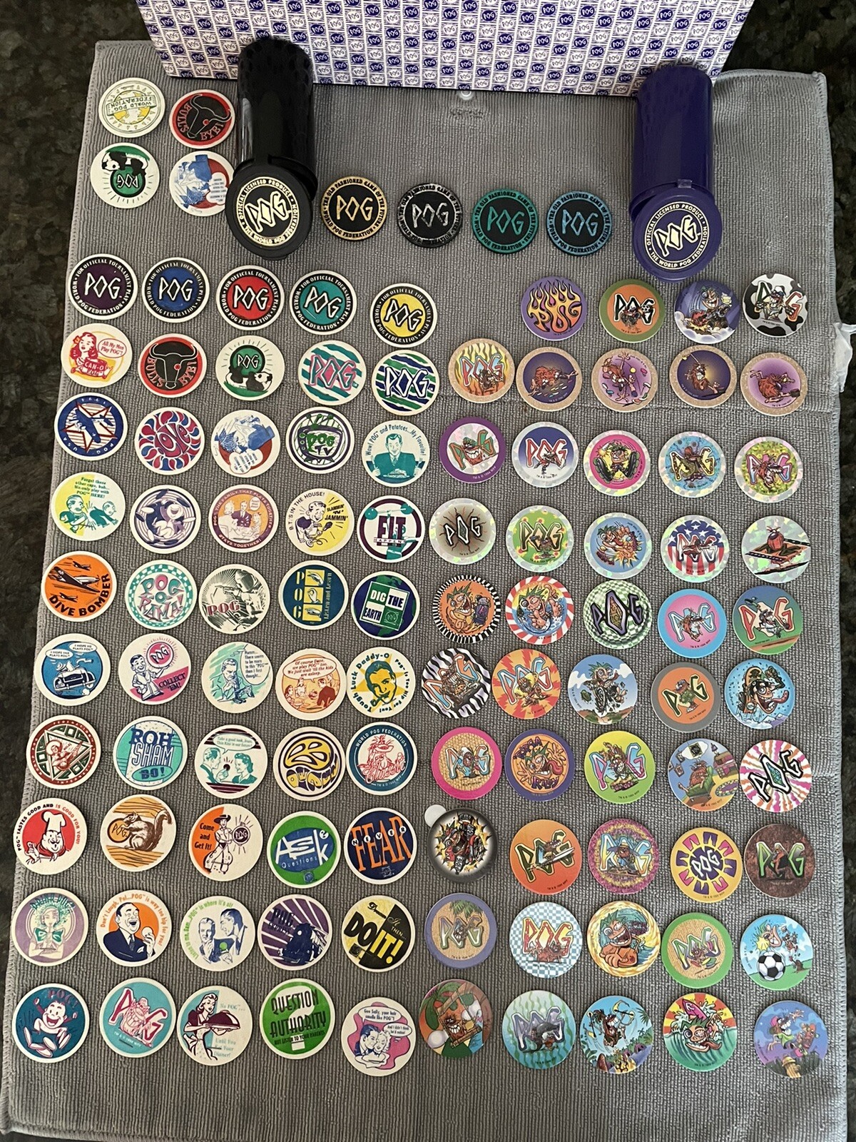 POG The Game – 100% Authentic World POG Federation MB 1995 – 99% Complete