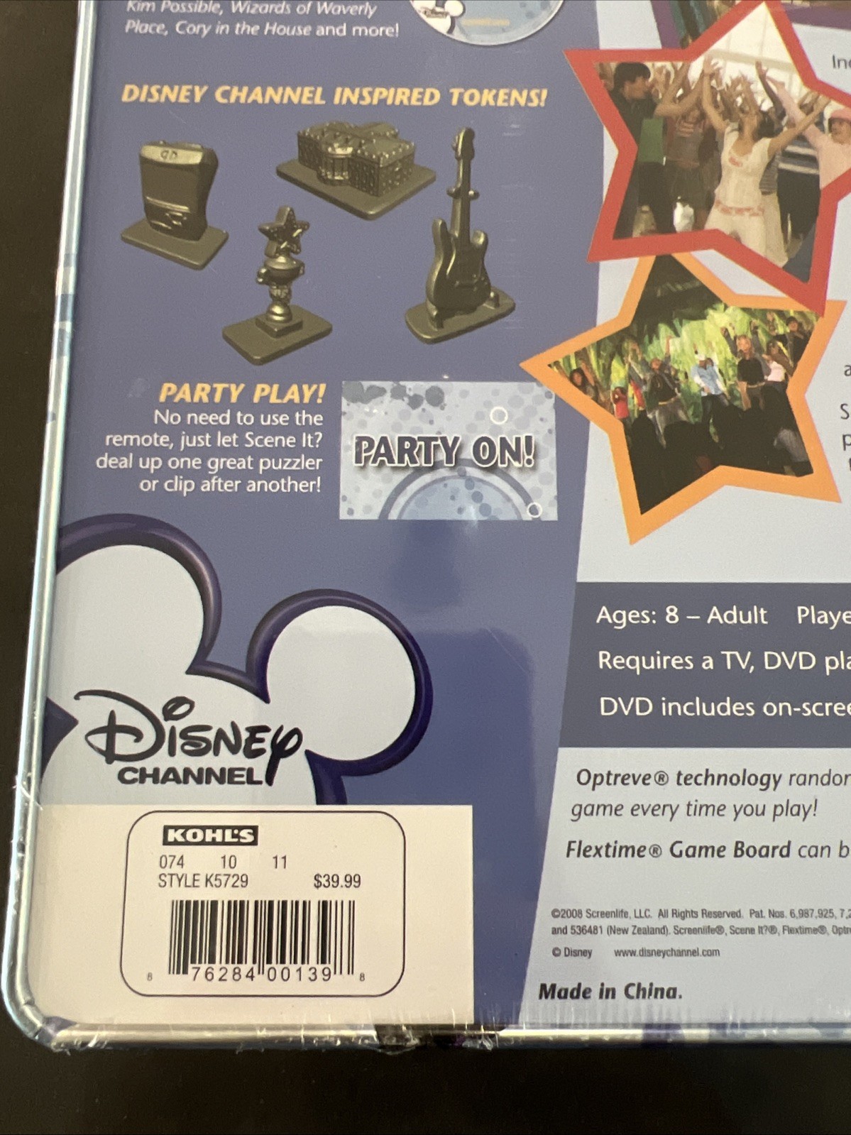 Optreve Disney Channel Scene It? DVD Game Trivia 2+ Players Factory Sealed