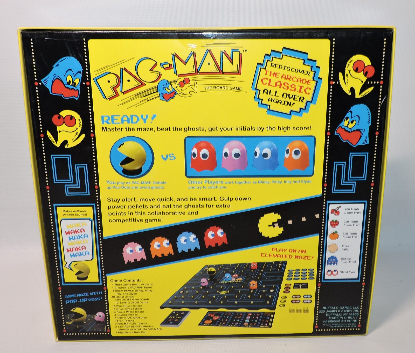 Namco Bandai Pac-Man The Board Game Arcade Classic Authentic Sounds, NEW, SEALED