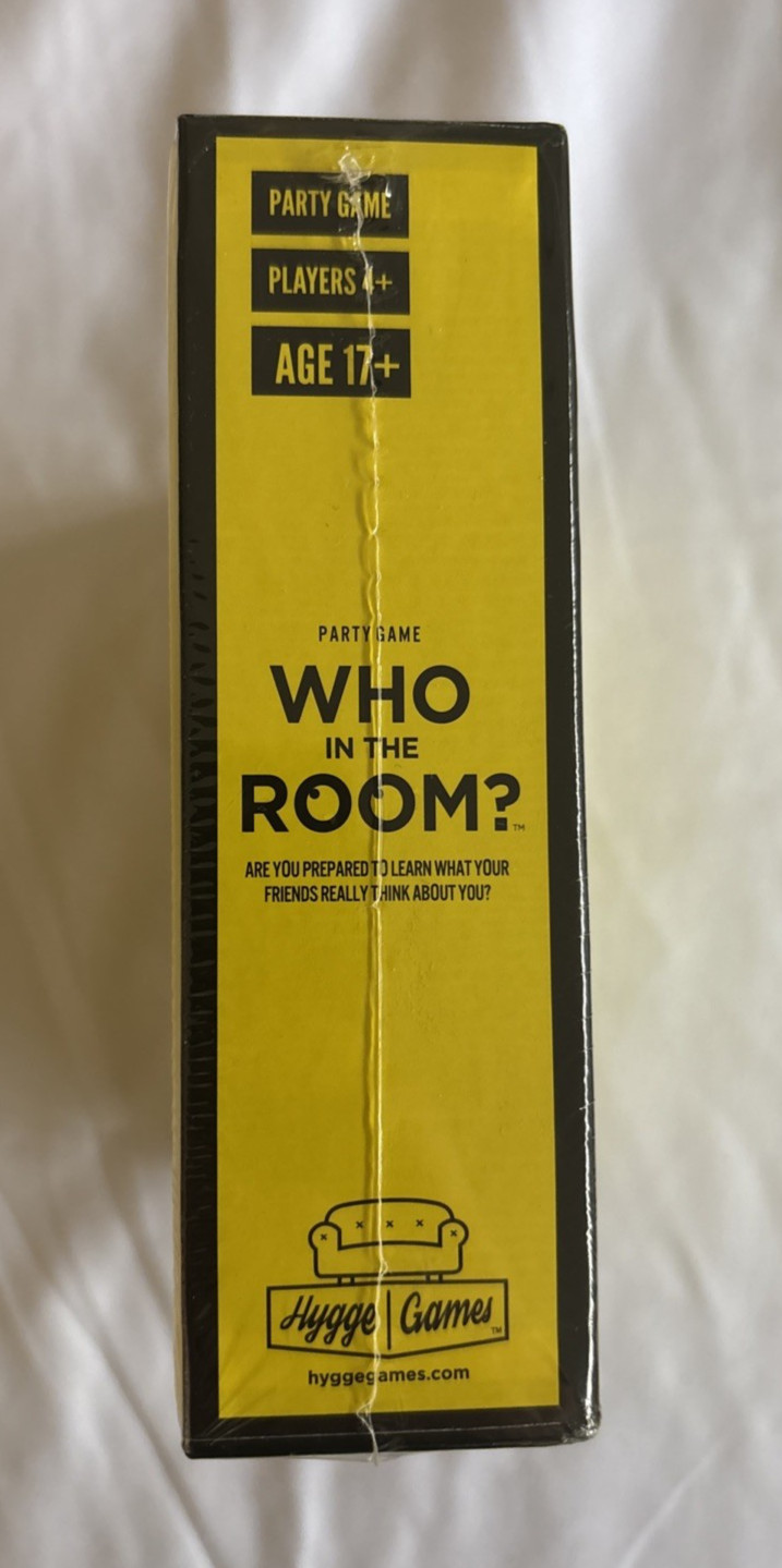 New Sealed Who in The Room? 300 Laugh Out Loud Personal Questions 17+ Party Game