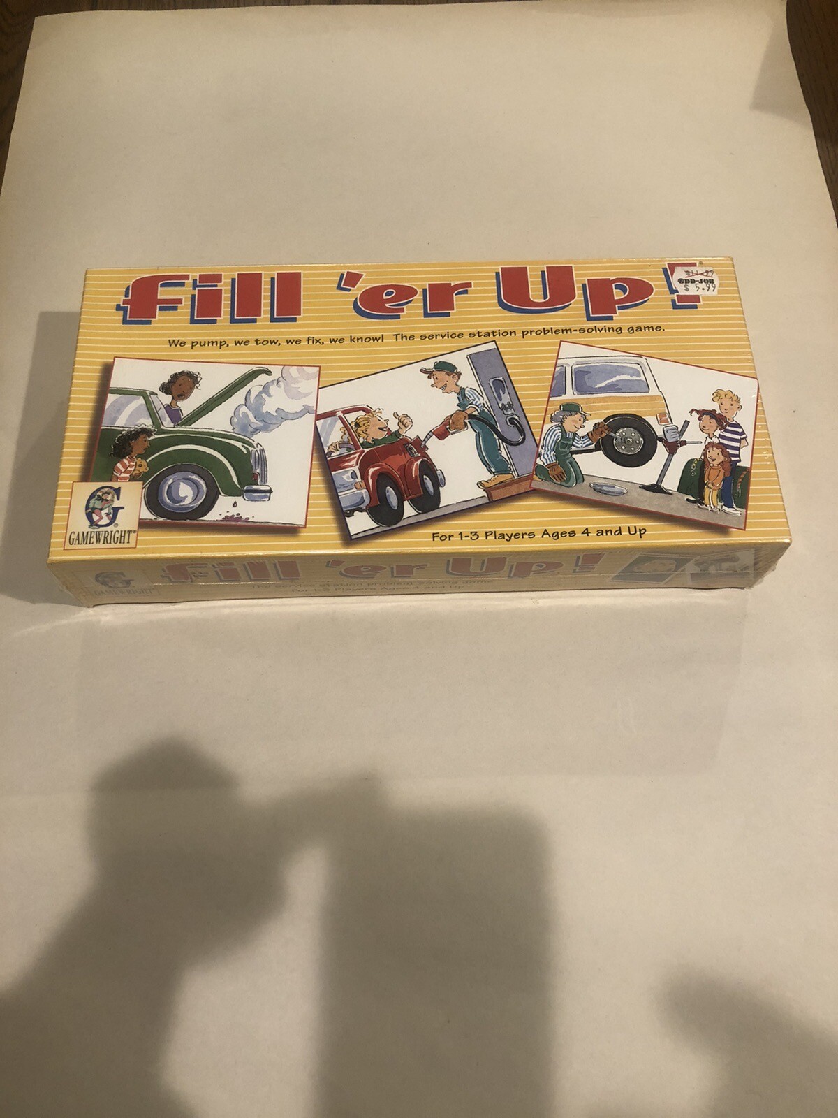 Fill Er Up Game Service Station Problem Solving Game NEW SEALED 1996
