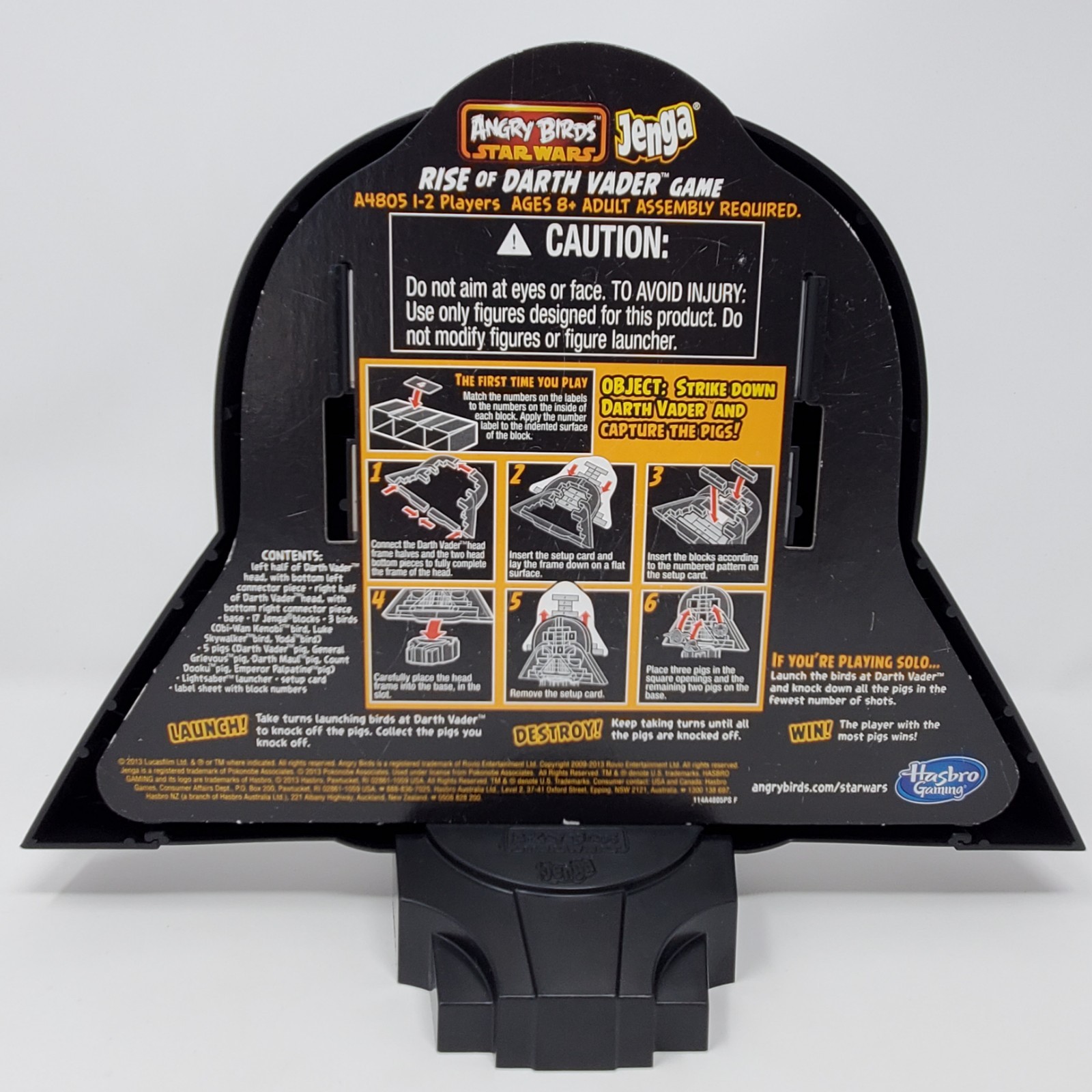 Hasbro Angry Birds Star Wars Jenga Rise Of Darth Vader Game INCOMPLETE