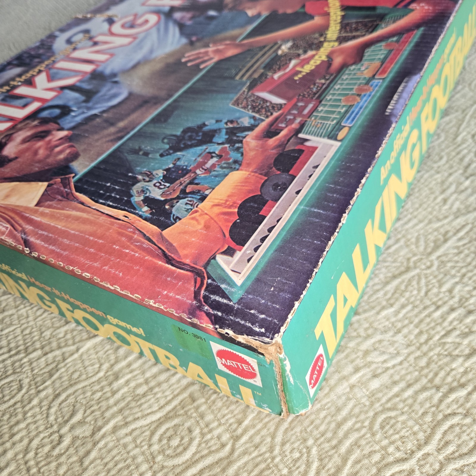 Mattel Talking Football Game – 1971 – Hear It Happen – COMPLETE- WORKING