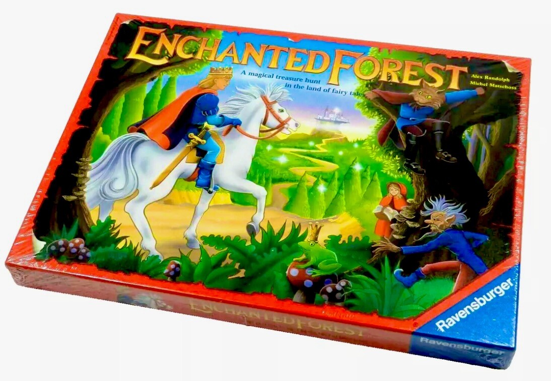 Vtg 1994 Ravensburger ENCHANTED FOREST Magical Treasure Hunt Board Game Sealed !