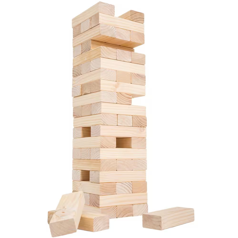 Giant Wooden Stacking Blocks Game
