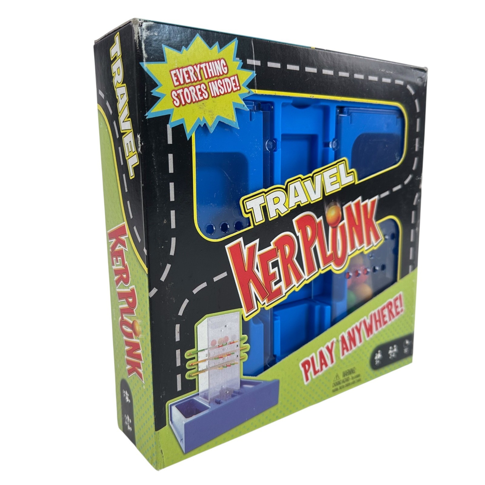 Kerplunk Games Travel Portable Kids Built-In Base Storage Unit Balls Sticks NEW