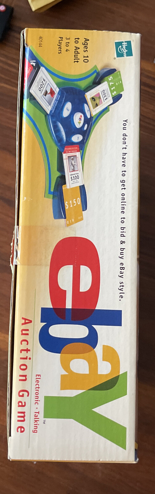 RARE eBay Auction Electronic Talking Board Game. Hasbro 2001 Complete. Open Box.
