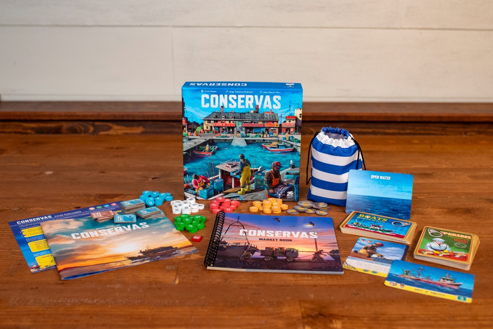 NIS Conservas Board Game – Challenging nautical themed solo bag building