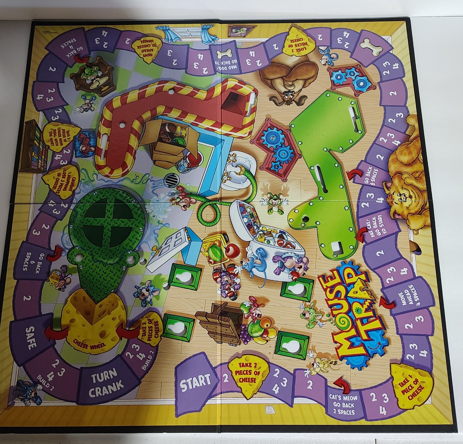 Vintage 2005 Mouse Trap Game by Milton Bradley MISSING PARTS