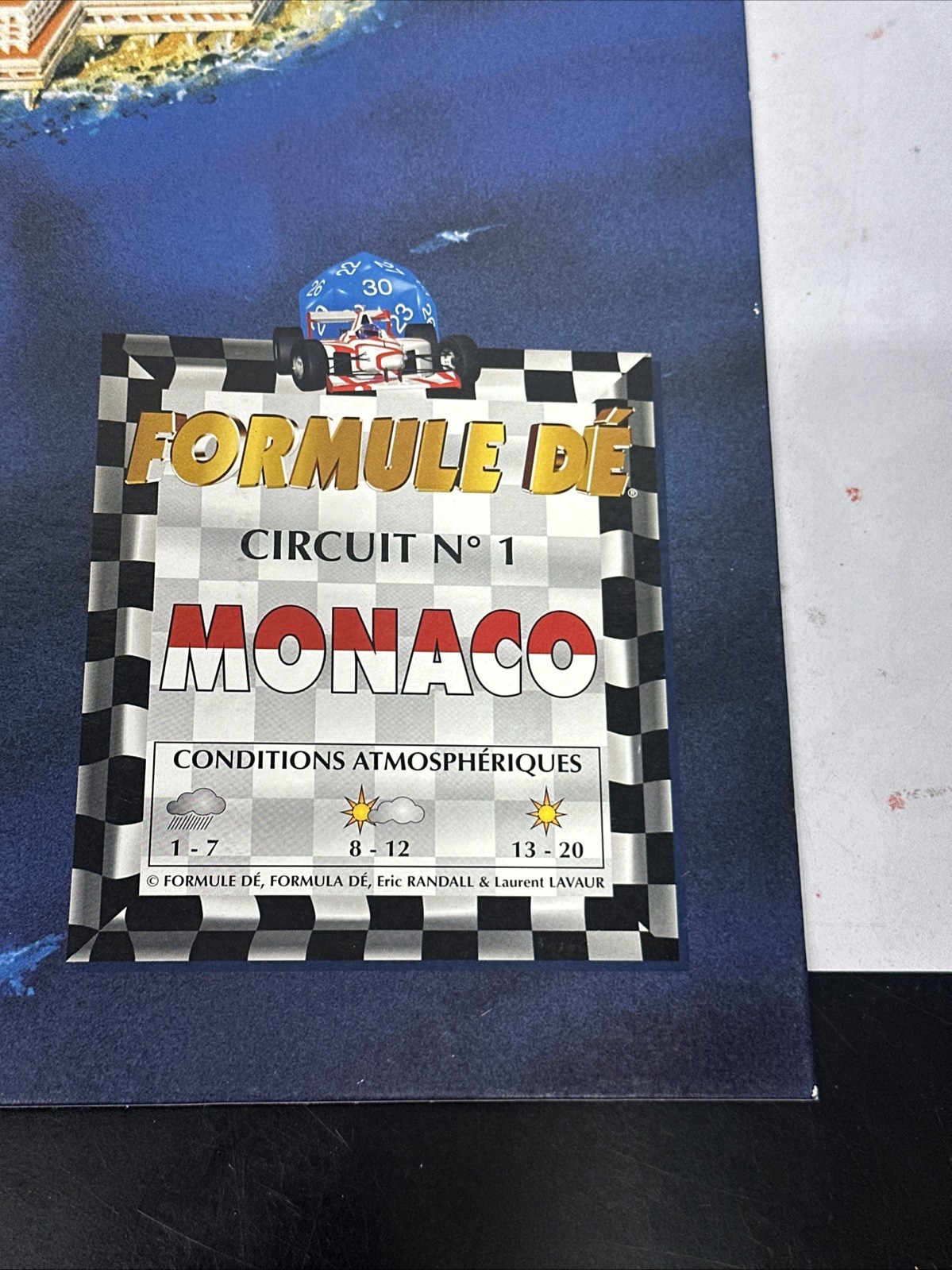 FORMULA DE Map Track Base Game Boards MONACO/ZANDVOORT #1 Nederland Circuits 1/2