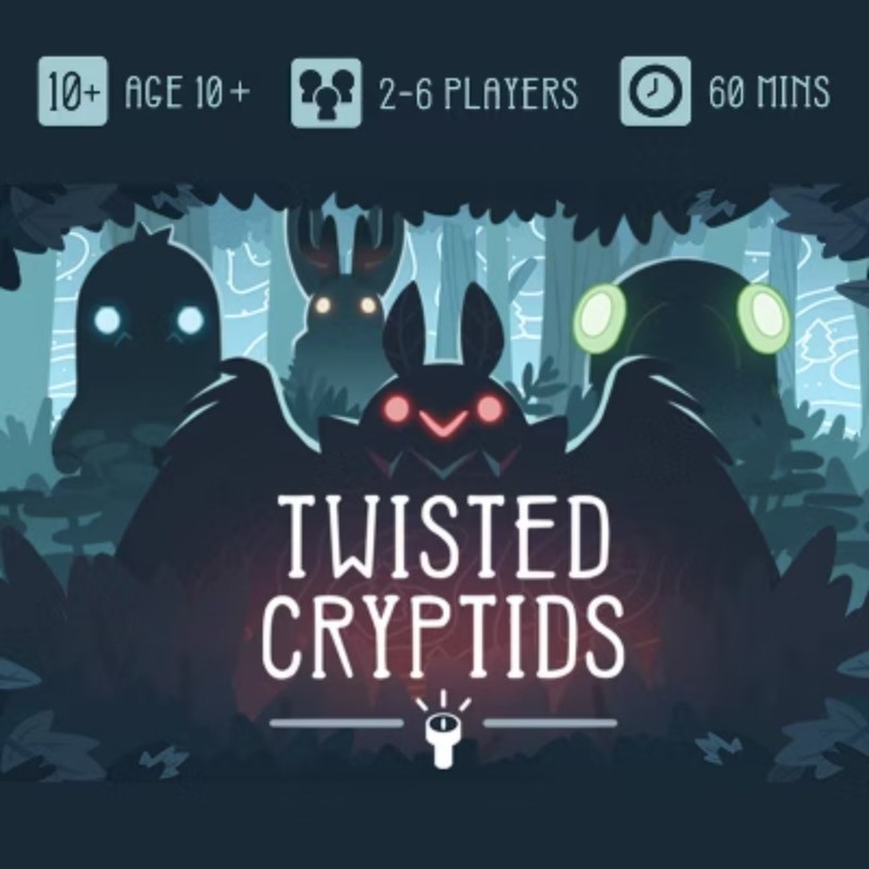 Twisted Cryptids Board Game: Creative Thinking, 30-60 Min Play, 2-4 Players