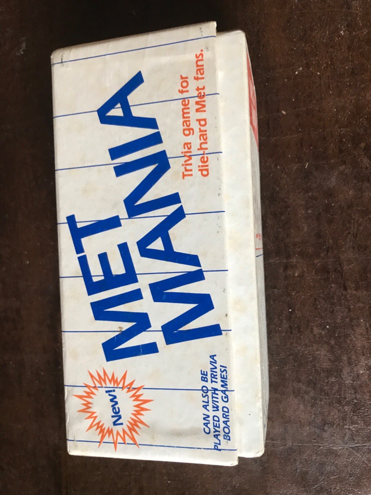 Vintage 1985 Target Met Mania Die Hard Met Edition Trivia Game