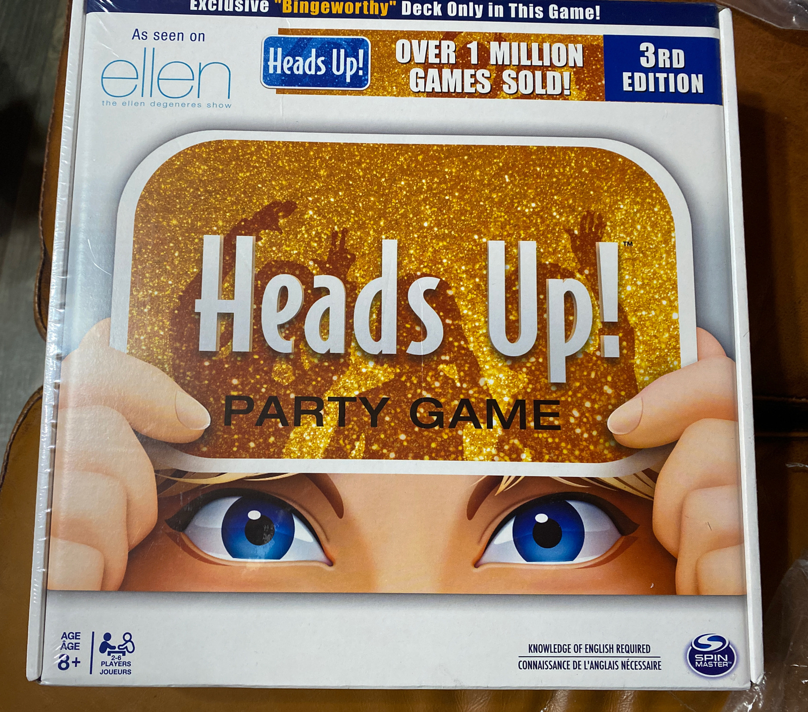 Heads Up Family Party Game As Seen On Ellen Ages 8+ NEW Sealed