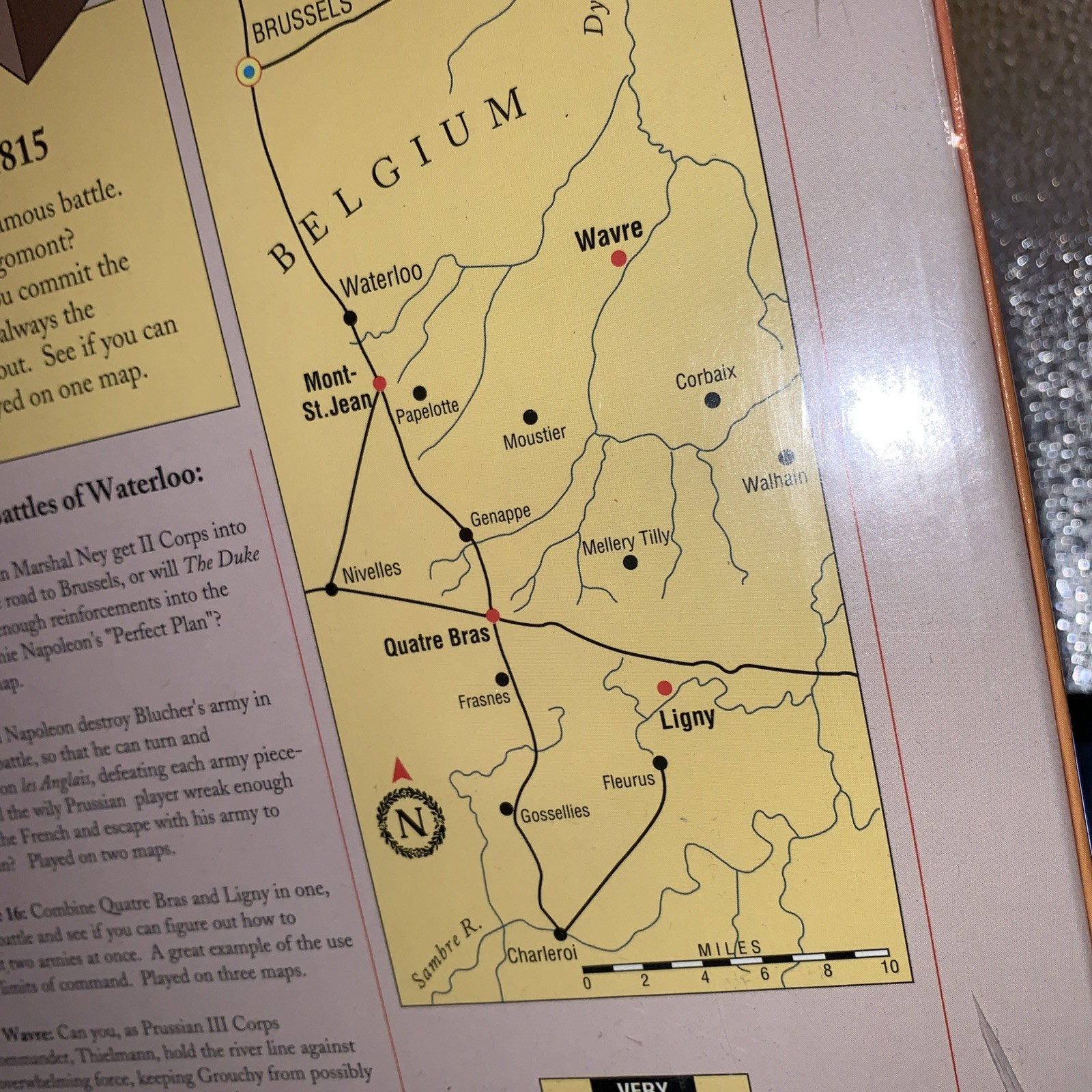 GMT 1994 – The Battles of WATERLOO game – June 16-18 1815 Napoleon UNPUNCHED