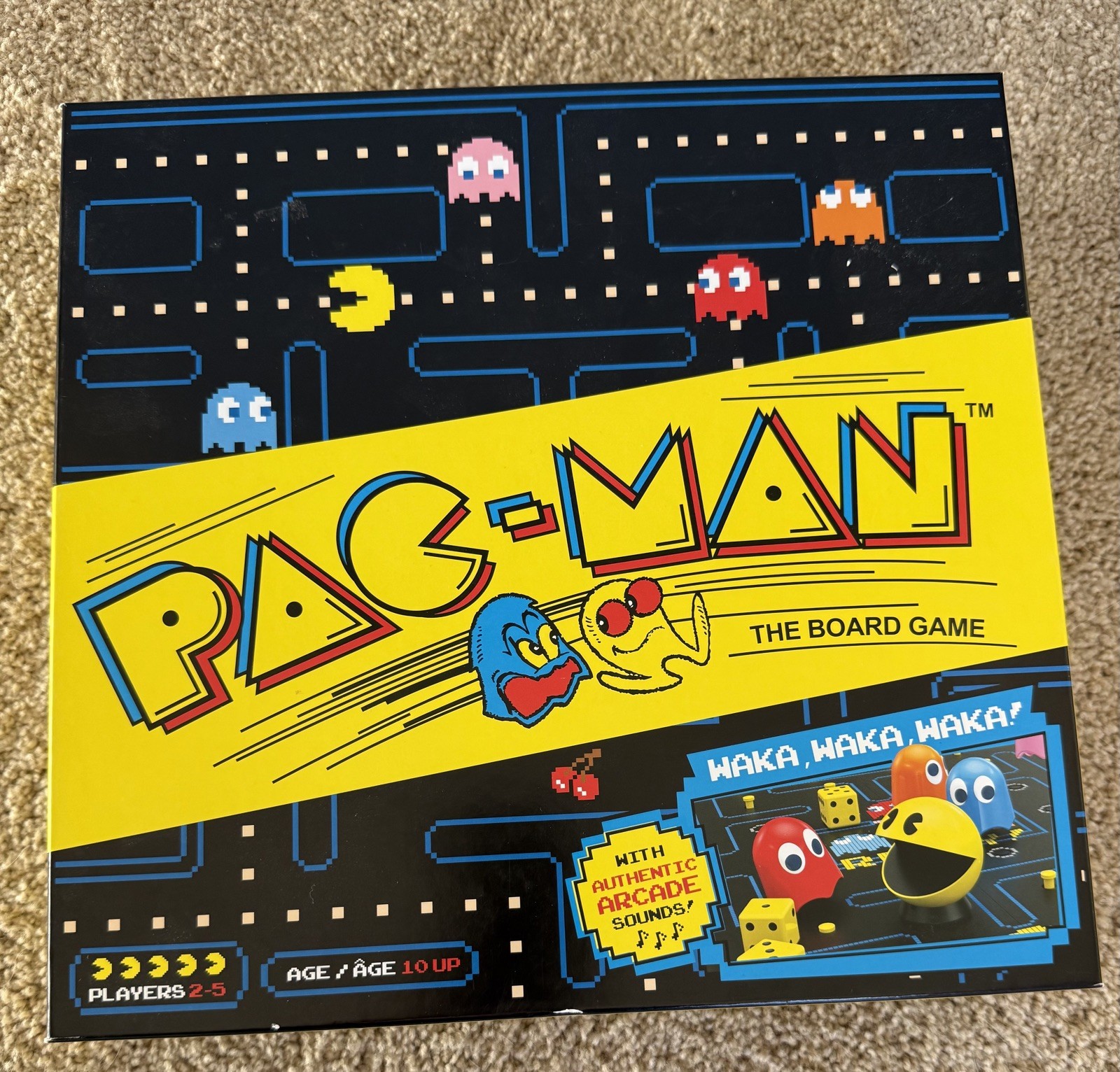 Pac-Man The Board Game Arcade Classic by Buffalo Games 2019 Complete