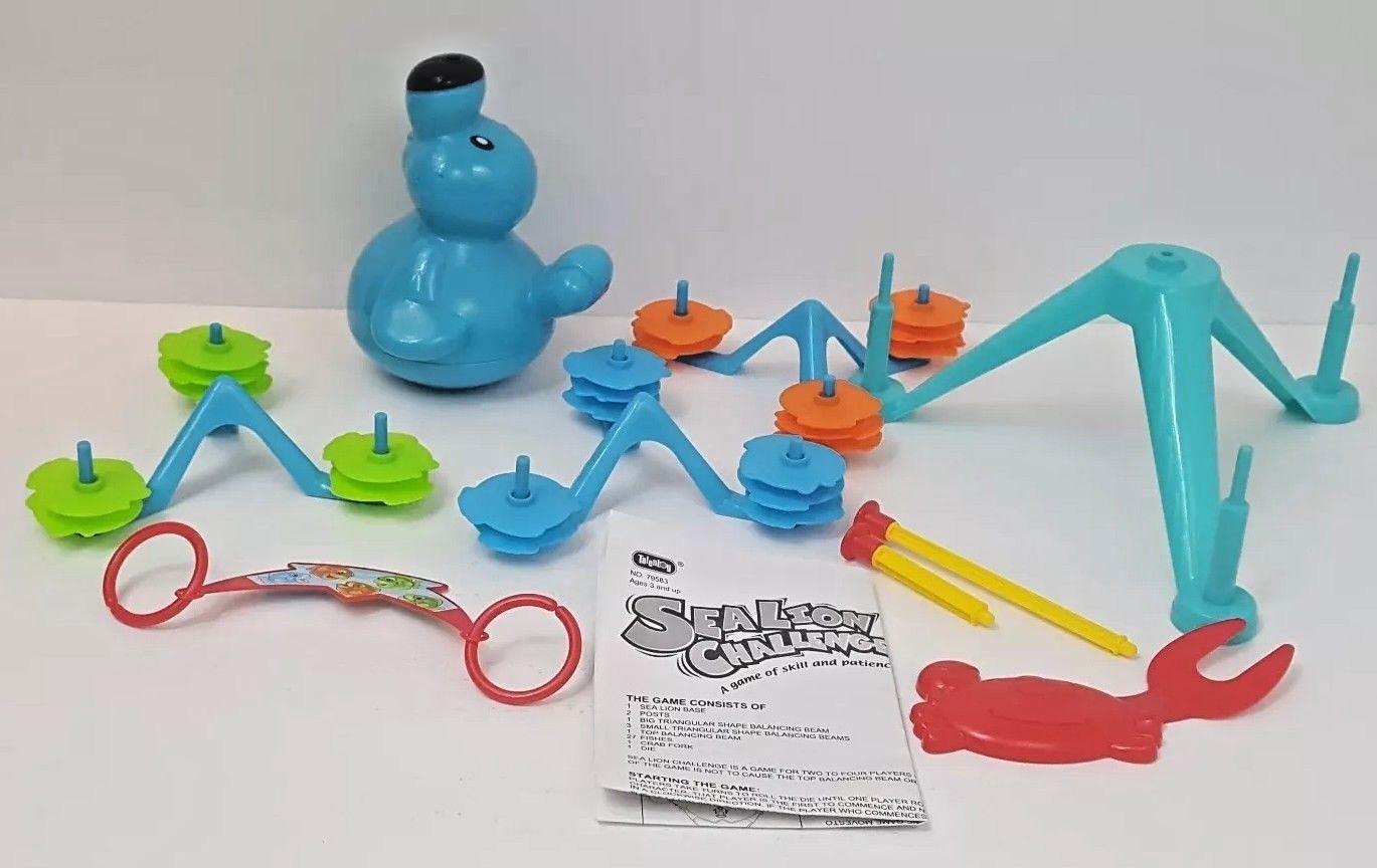 Sea Lion Challenge Balancing Game 2006 Talentoy Rare HTF
