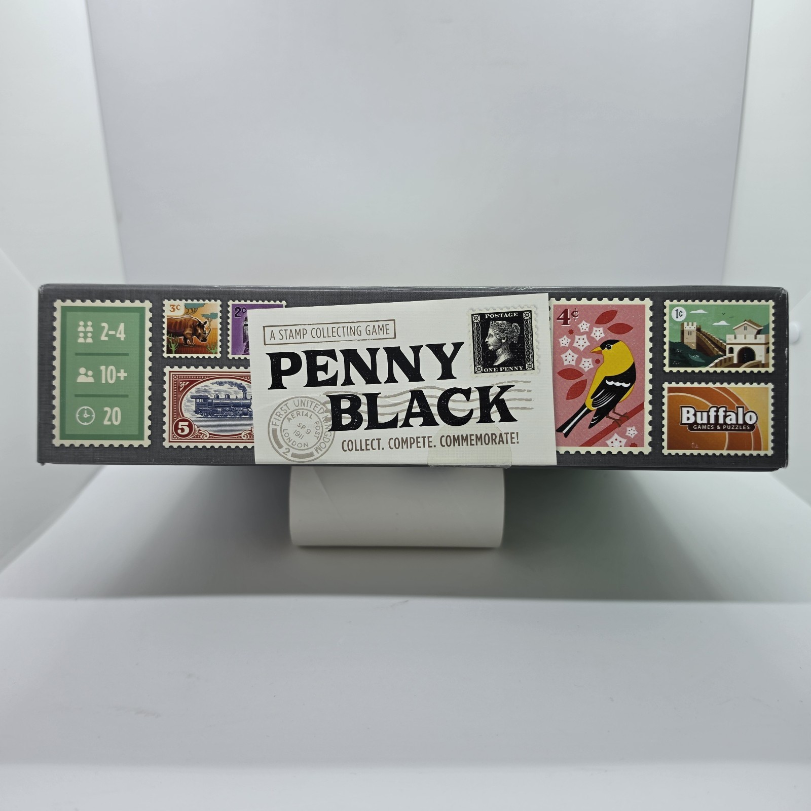 Penny Black Board Game – Buffalo Games Stamp Collecting Strategy – New Sealed