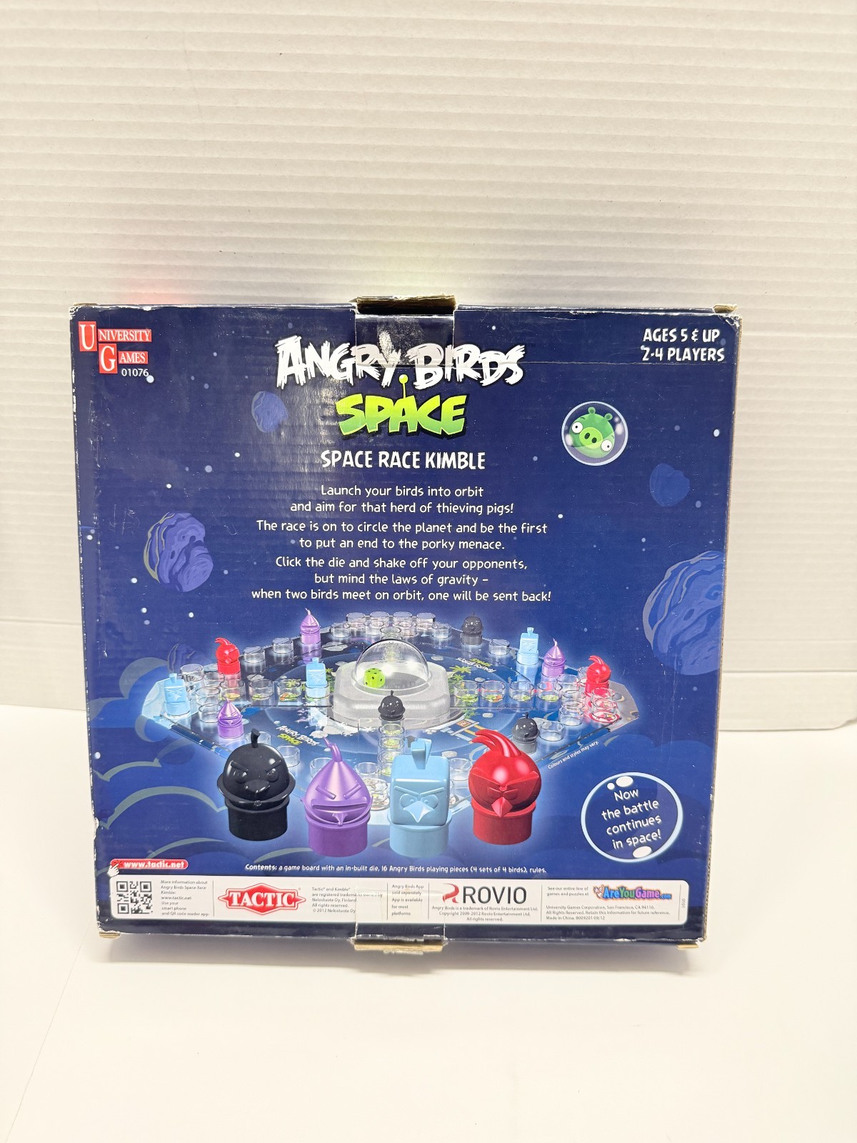 Angry Birds Space Race Kimble Pop Board Game All Pieces Complete
