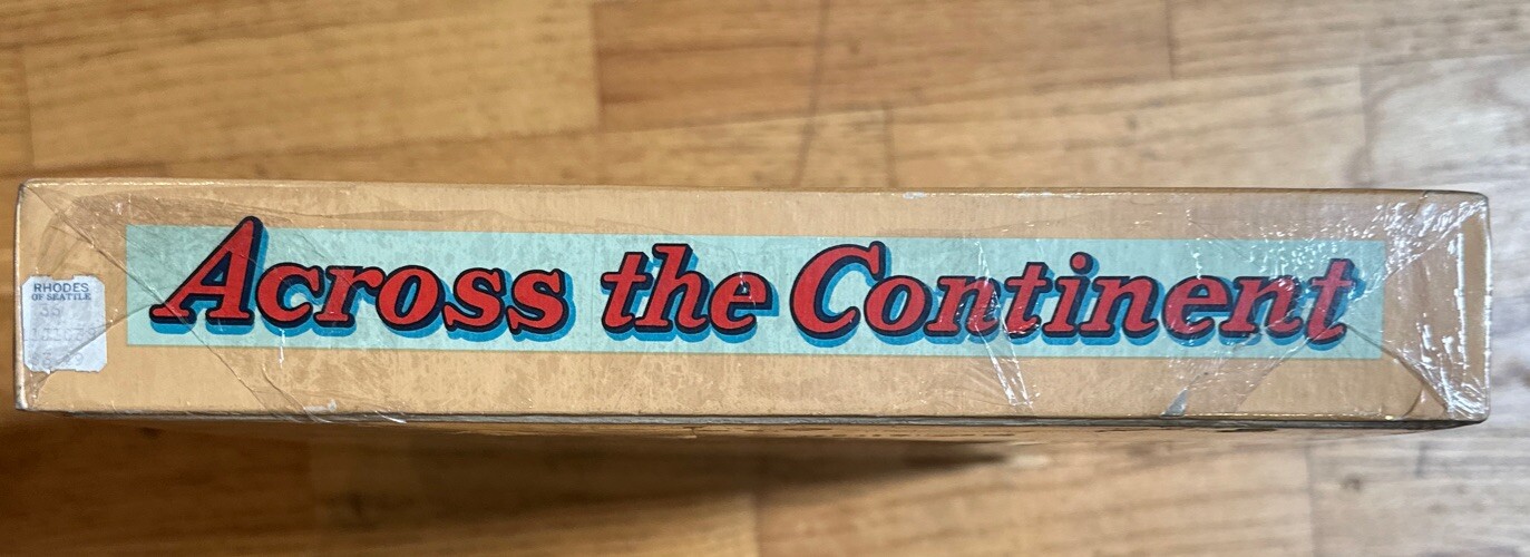 1935 Parker Brothers The United States Game Across the Continent Vtg Complete