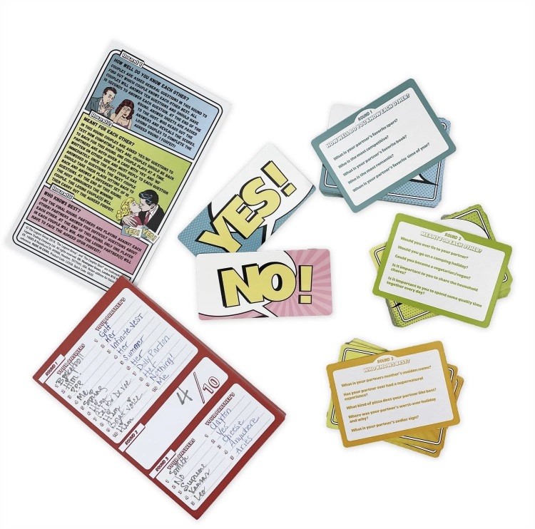 Couples Quiz Game Travel Edition Classic Newlywed Game for Fun Connection