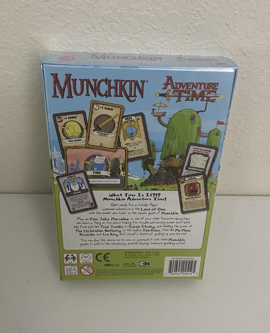 SEALED Munchkin Adventure Time Edition Rare OOP Card Game New Unopened