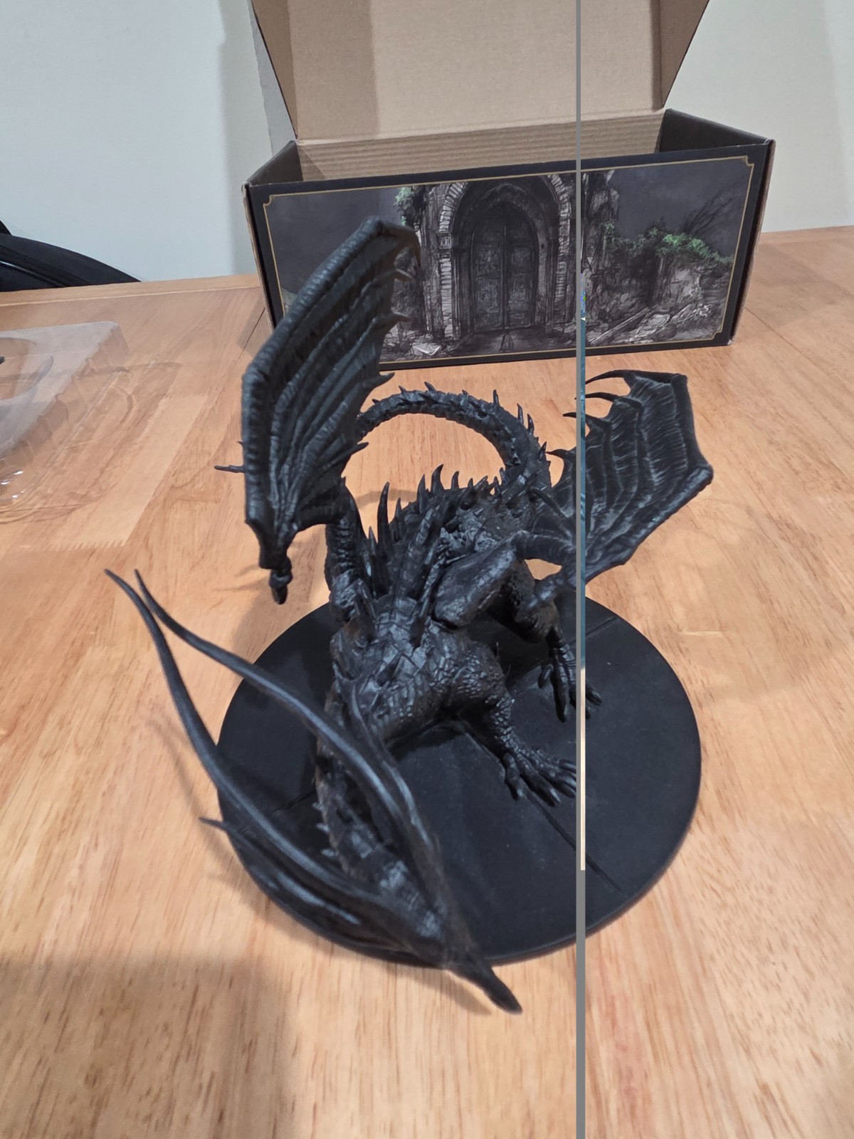 Dark Souls Board Game Black Dragon Kalameet Expansion – PAINTED MINI – unplayed