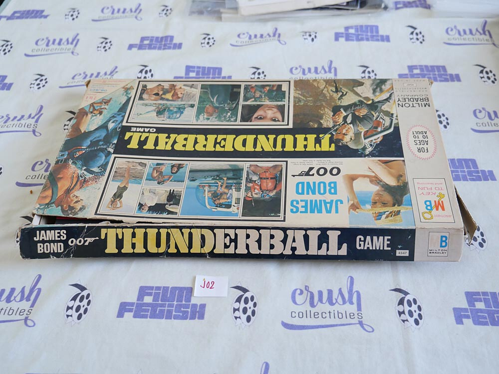 James Bond 007 Thunderball Board Game Milton Bradley (1965) [J05]