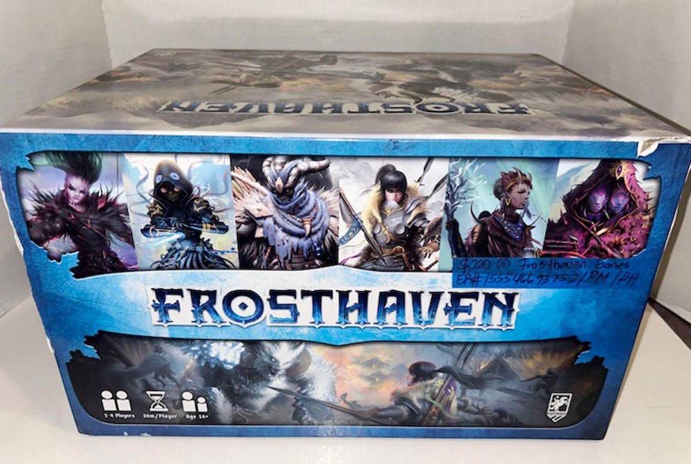 2024 Cephalofair Games Frosthaven Kickstarter RPG Board Game NIB.Light Box Wear!