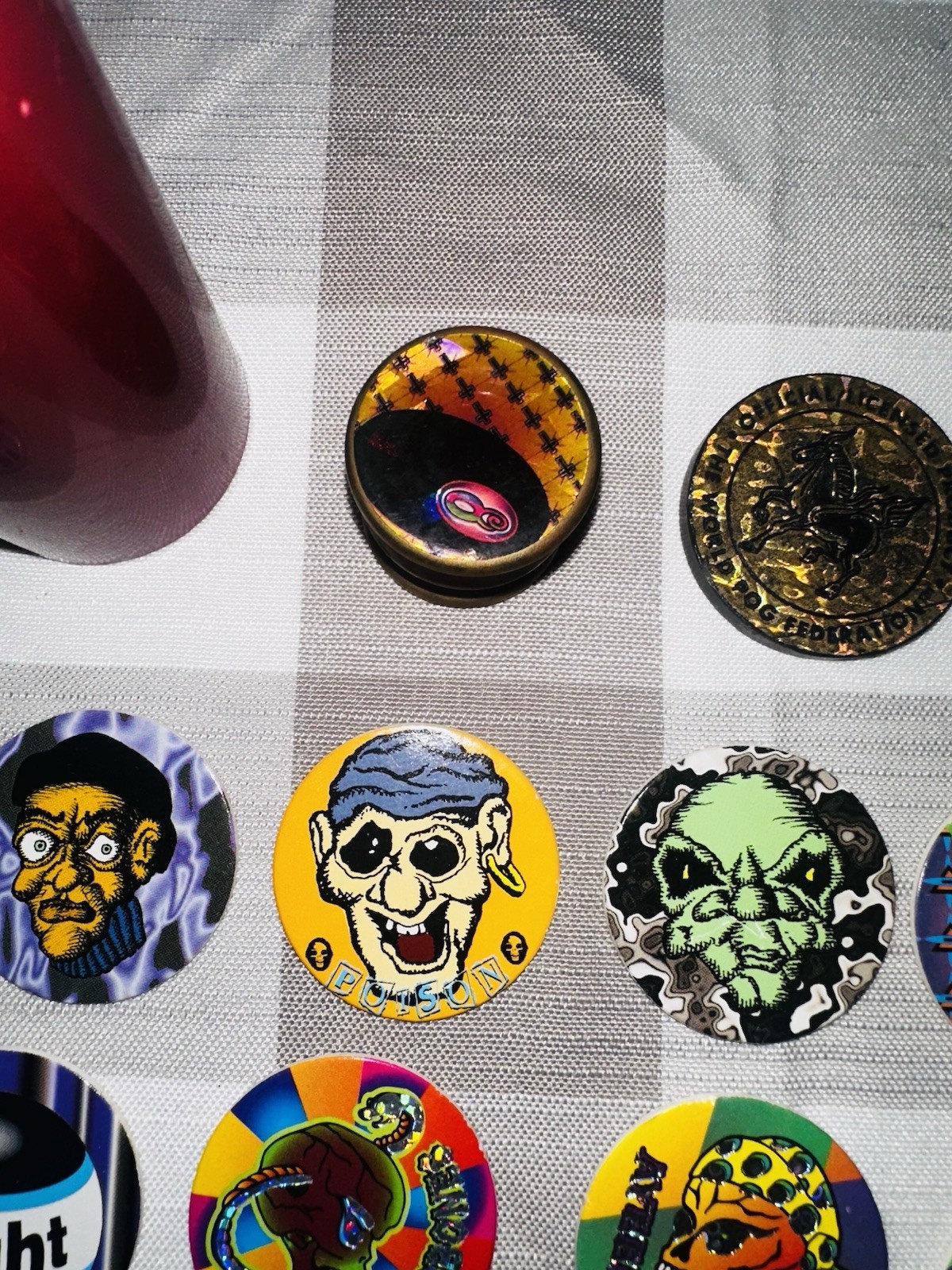 Vintage 1990s POGS Slammer & Slammers Milk Caps Huge Lot 90s Kids Toy