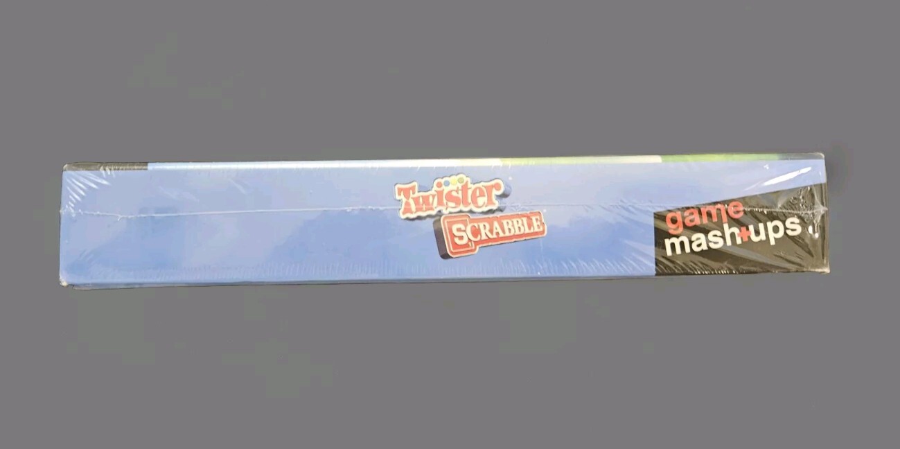 Hasbro Gaming Mashups Game TWISTER SCRABBLE New Sealed