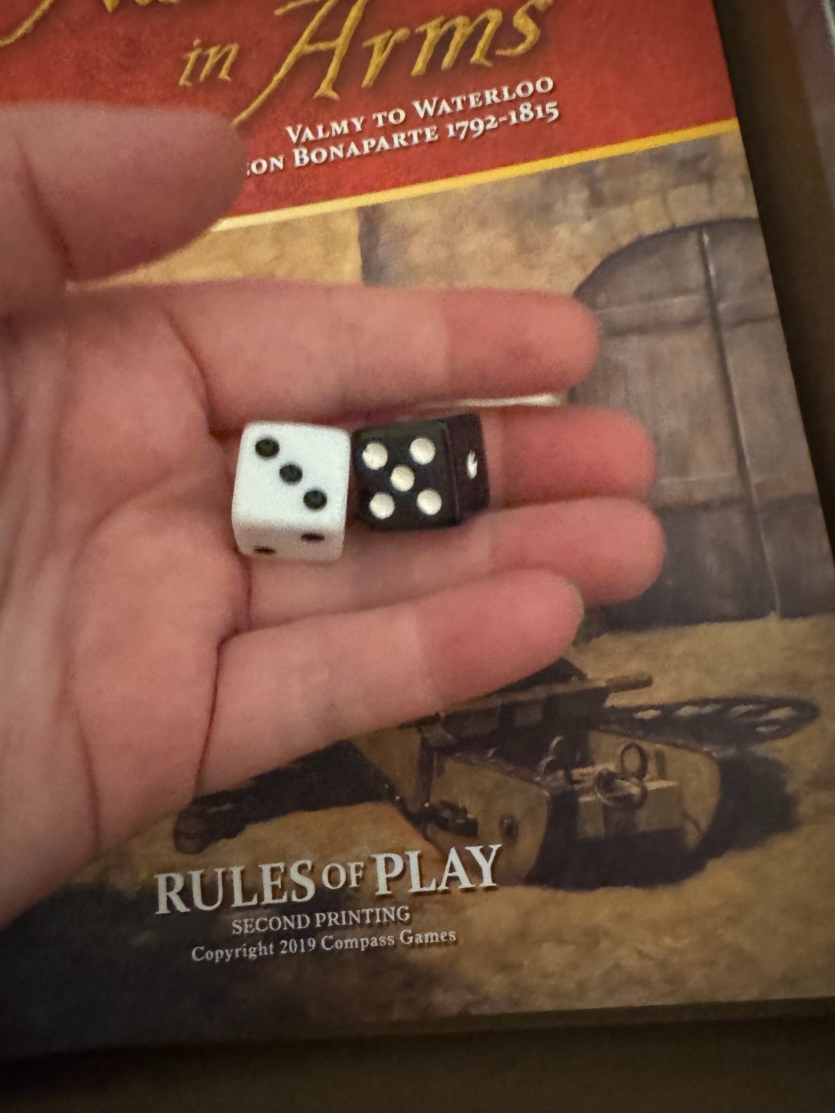 Nations in Arms: Valmy to Waterloo (open, unpunched, cards sealed) Compass Games