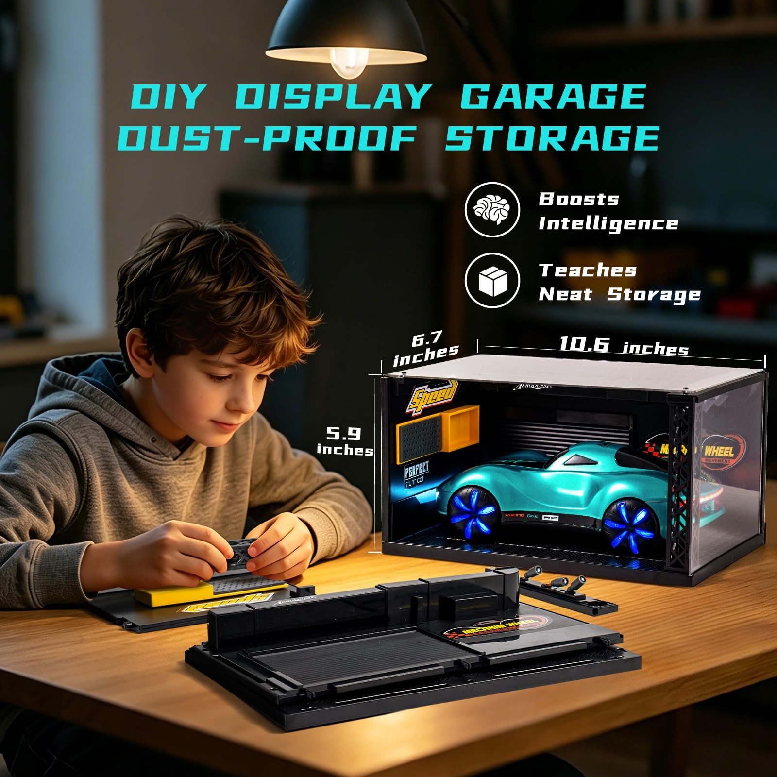 RC Stunt Car Gesture Sensing with Display Garage AEROQUEST vehicle auto OEM