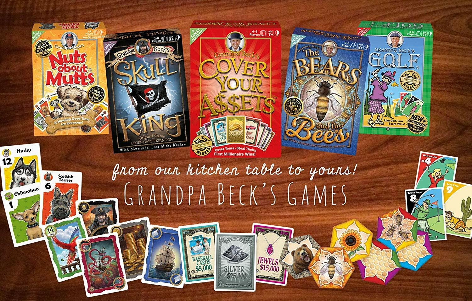 Grandpa Becks Cover Your Assets Card Game Fun Family Playing Collecting Set Toy