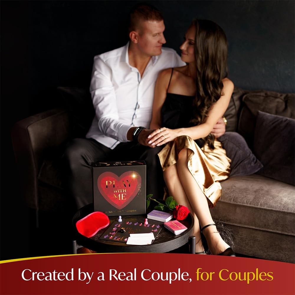 Romantic Couples Board Game – 300 Spicy Date Night Dares & Conversation Cards…