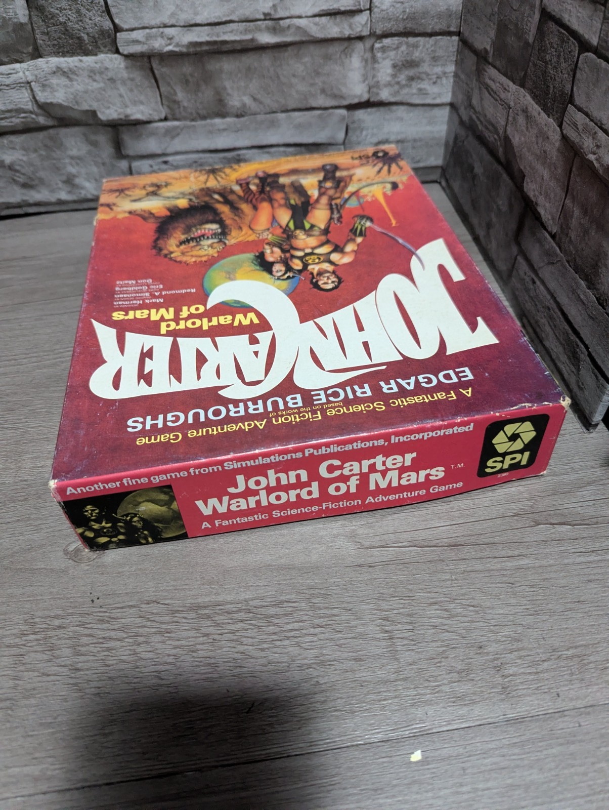 READ 95% + Vintage SPI John Carter Warlord Of Mars Adventure War Board Game 1979