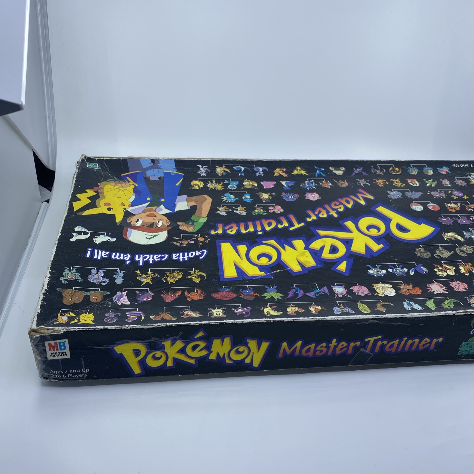 1999 Pokémon Master Trainer Board Game Milton Bradley Incomplete See Description