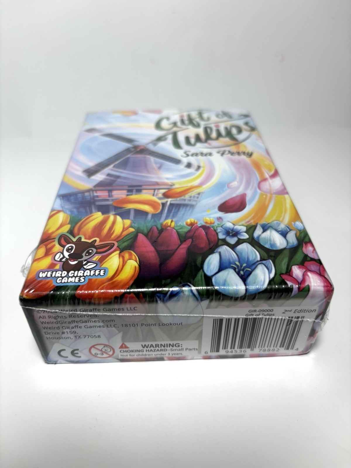 Gift of Tulips 2nd Edition Board Game Sara Perry Weird Giraffe Games New Sealed