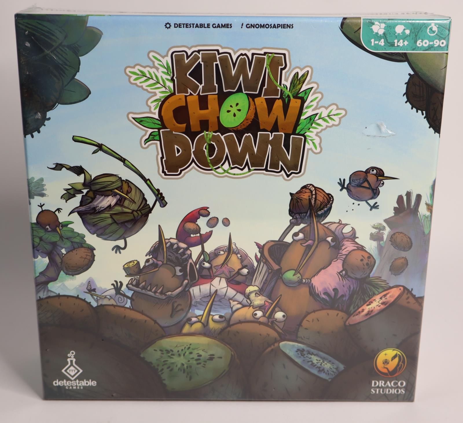 Kiwi Chow Down + lots of Kickstarter Excl Add-Ons by Draco Games SEALED (4)