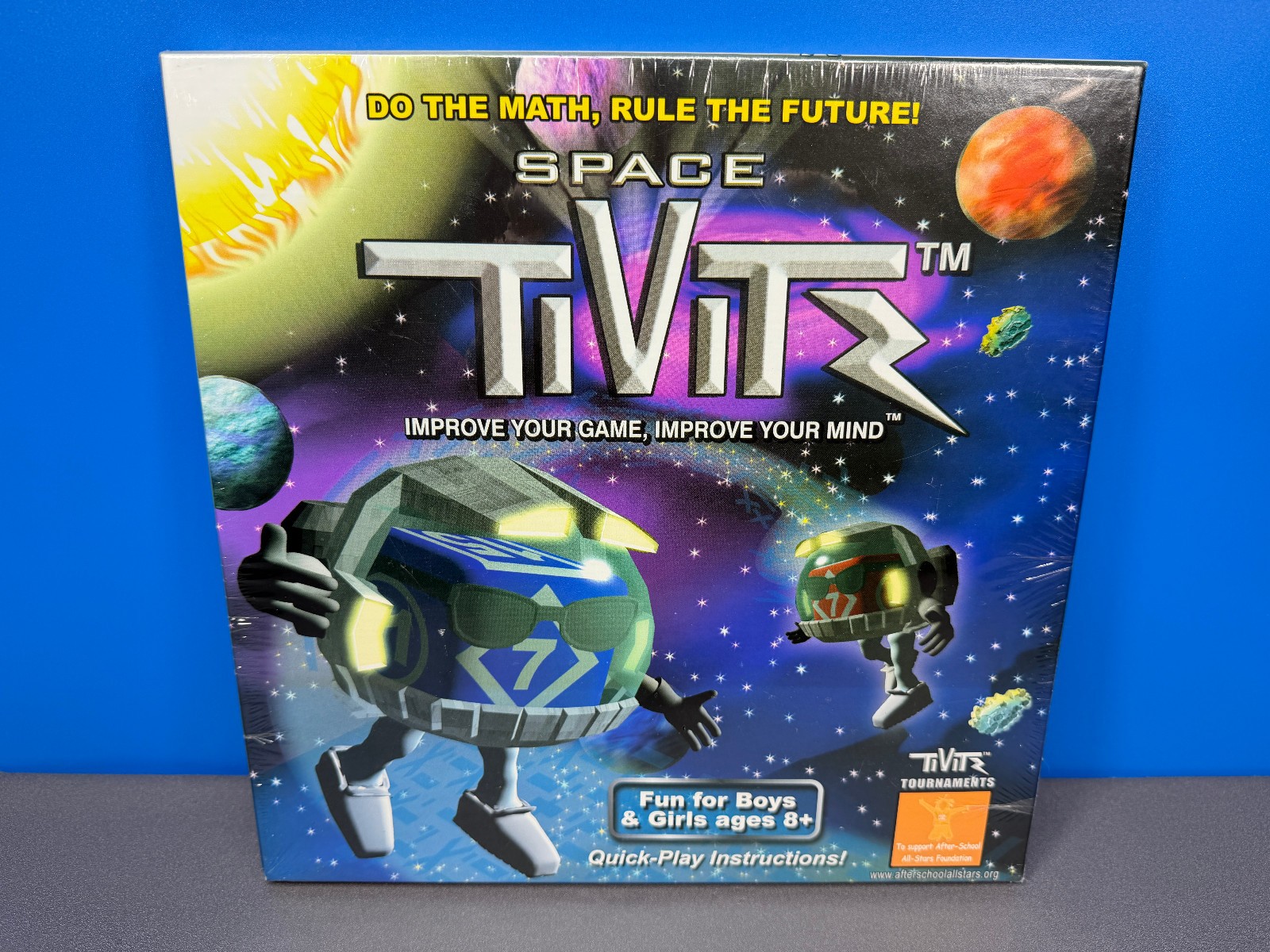 SPACE TIVITZ DO MATH RULE FUTURE EDUCATIONAL MIND BRAIN BOARD GAME SAS 2004 NEW