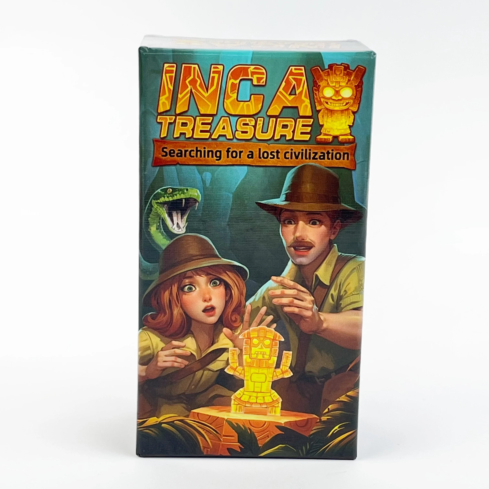 Incan Treasure Quest Strategy Board Game 3-8 Players Ages 14+ Bluff & Bet