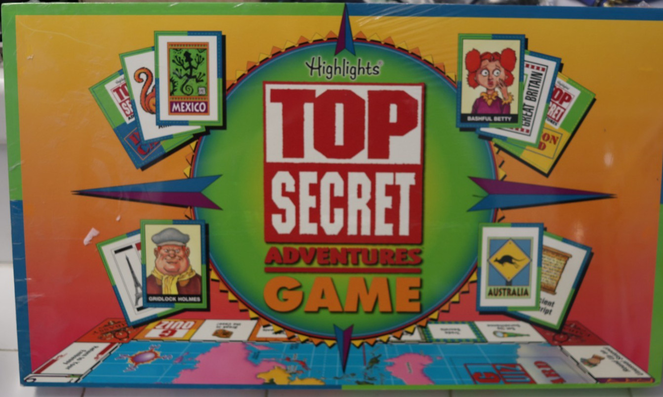 Highlights Top Secret Adventure Board Game NEW IN ORIGINAL WRAPPER