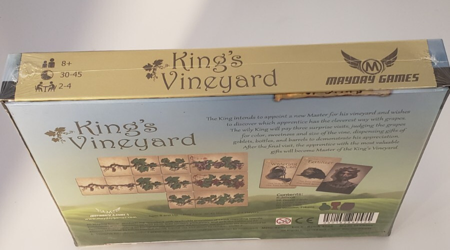 2010 King’s Vineyard Strategy Game Become Master of the Mayday Games Wine Lovers