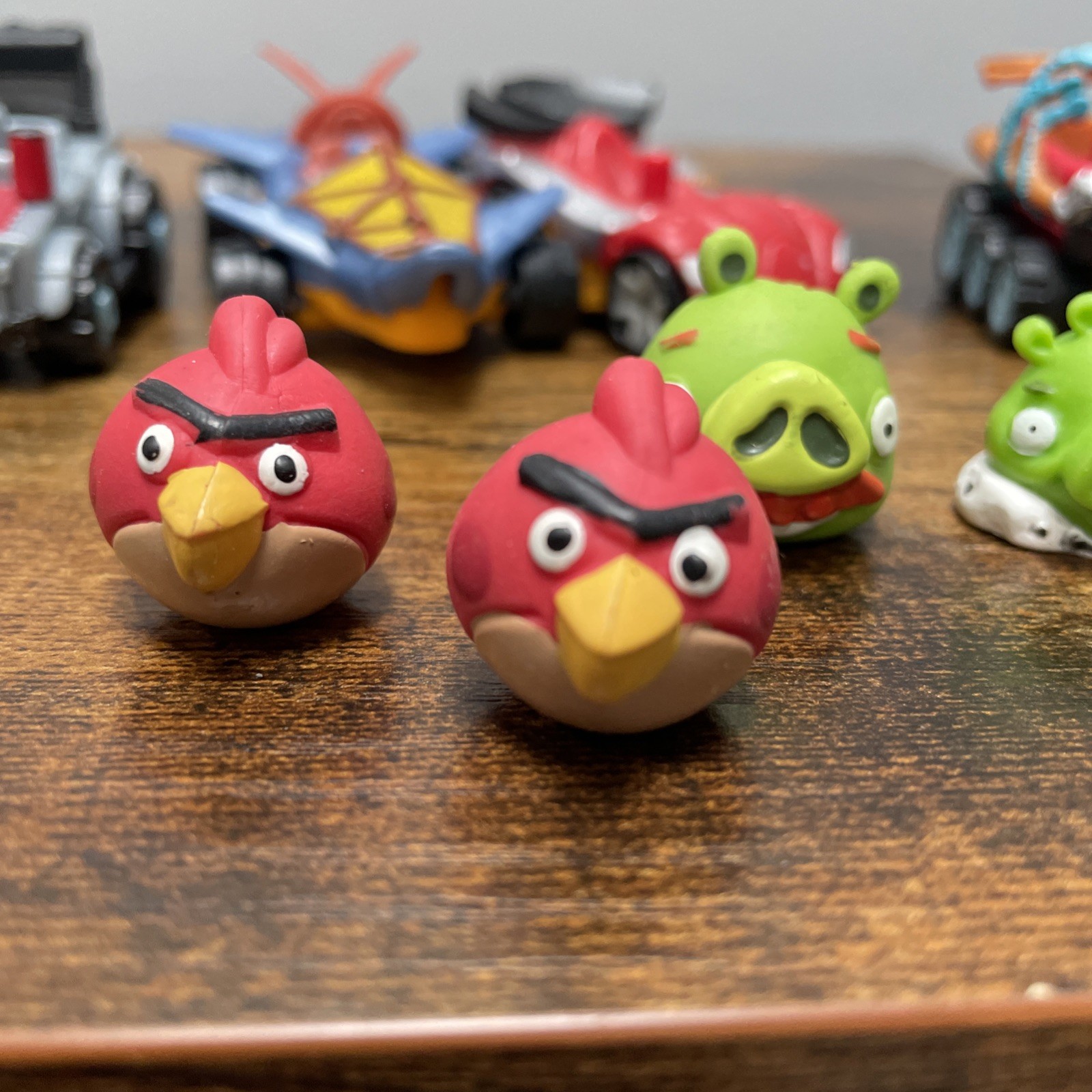 Angry Birds Go Jenga Game Terence Bubbles Chuck Kart Racer Lot Removable Heads