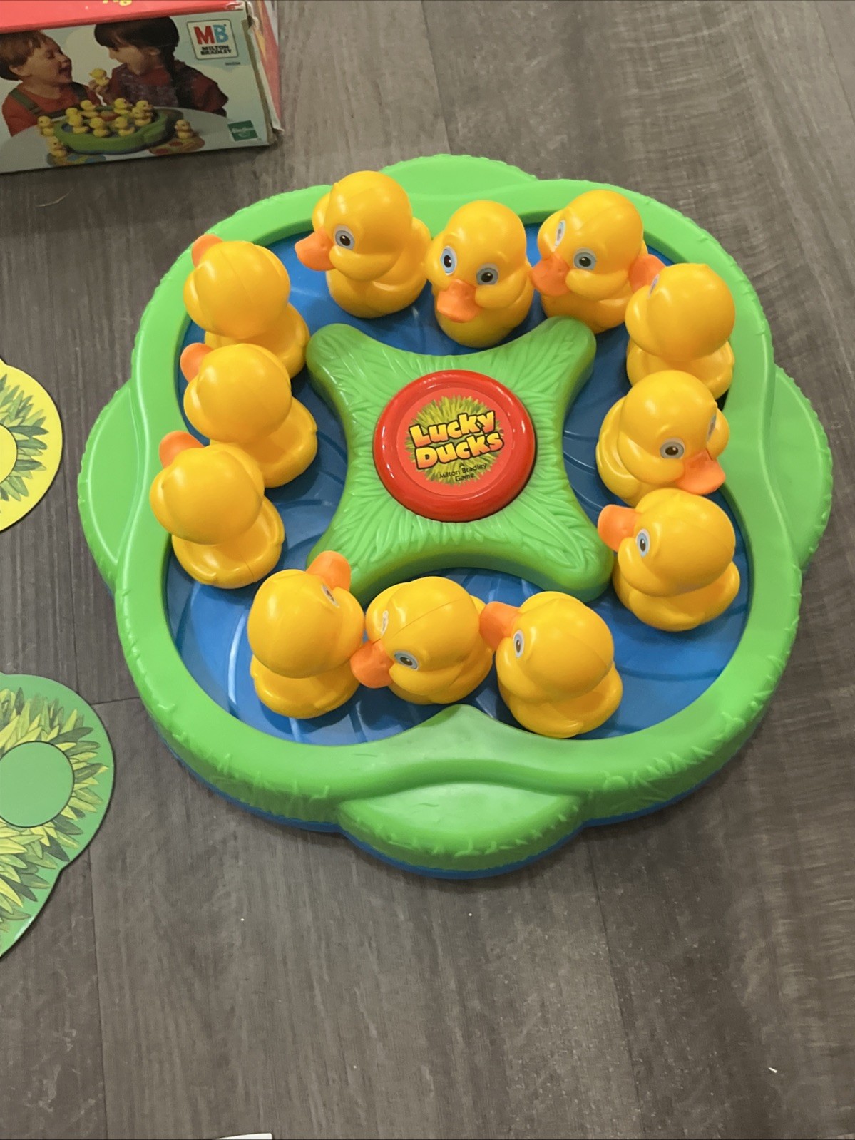Vintage 1994 Lucky Ducks Kids Electronic Game Milton Bradley Tested And Working