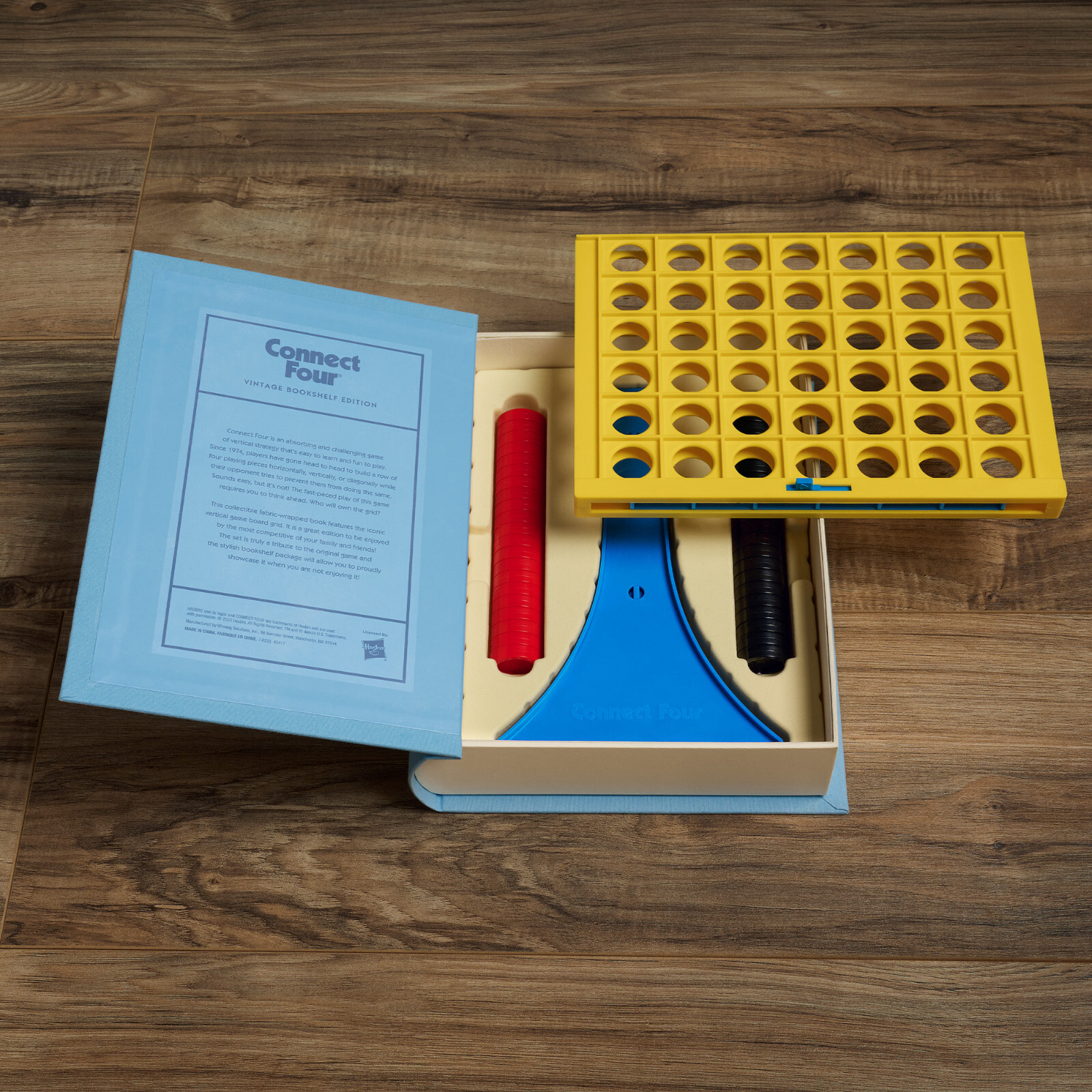 Connect Four Vintage Bookshelf Edition by WS Game Company Deluxe Board Game New