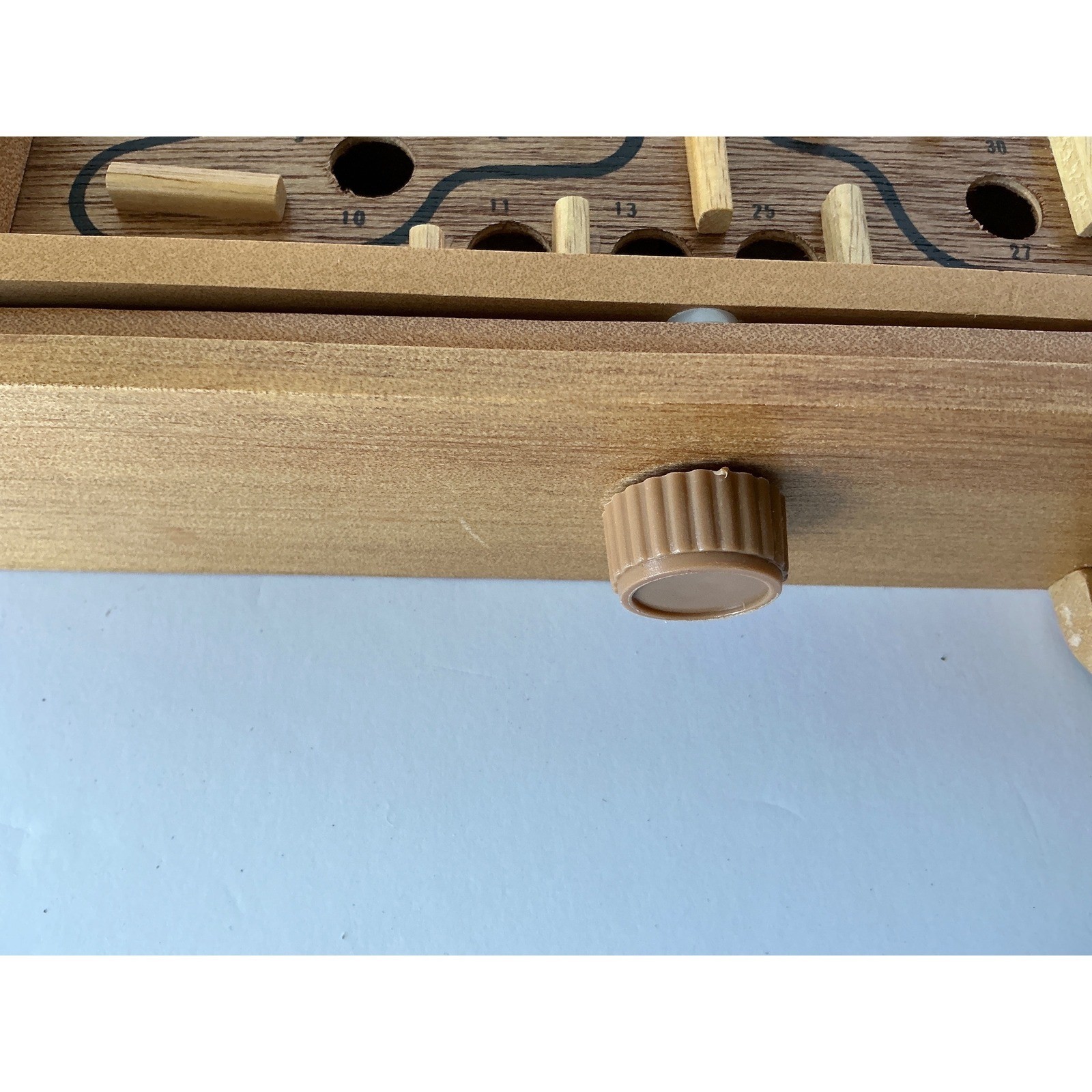 Dayton Hudson Vintage 1993 Labyrinth Wooden Maze Game Skill Challenge One Marble