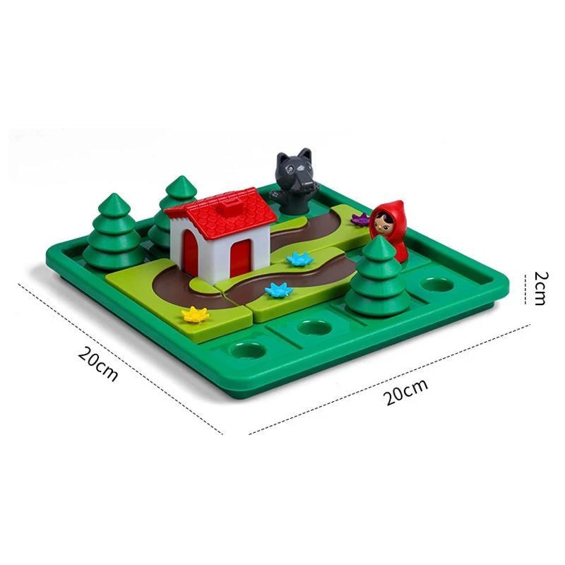 Fun Brain Game for Kids – Little Red Riding Hood Smart Logic Puzzle Toy