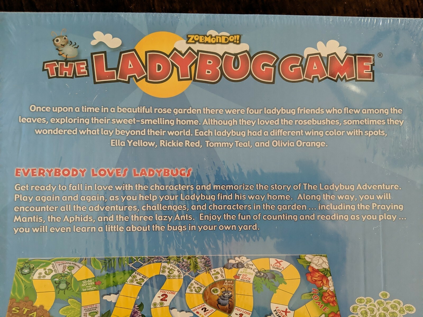 BRANDNEW Zobmondo The Ladybug Game Invented by 1st Grader Multiple Award Winner